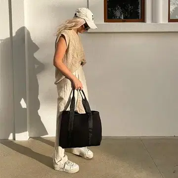 윌로우 베이 데이드리머 블랑 토트 블랙 검정