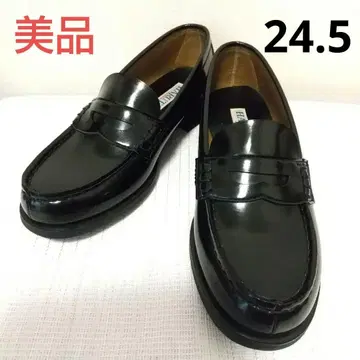새상품급 하루타 로퍼 ARVIN 24.5 블랙 일본제 포멀 학생