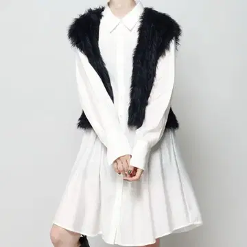 PAGEBOY 허리 턱 튜닉 셔츠