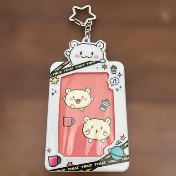 TREASURE TRUZ 카페 루루 키링 패스 케이스