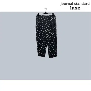journal standard luxe 린넨 도트 턱 벌룬 팬츠