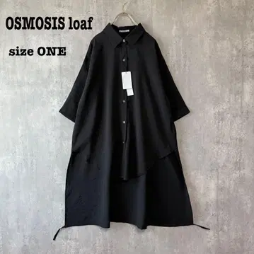 OSMOSIS loaf 오즈모시스 롱 셔츠 블랙