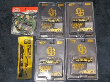 한정판 도쿄 MINIGT R35 GOLD HARAJUKU 4 세트