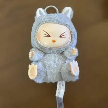 LABUBU 라부부 앉기 블루 그레이