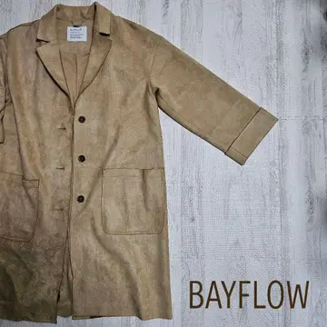 BAYFLOW 벨로아 롱 코트