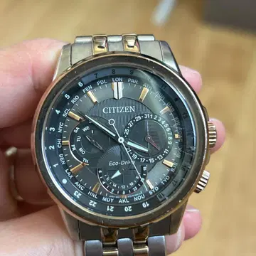 [CITIZEN] 에코 드라이브 솔라 골드 작동품