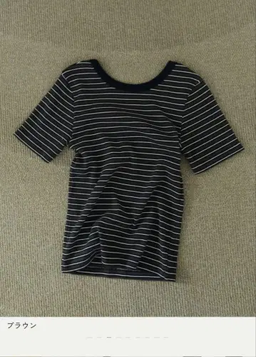 anuke Border Rib T-shirts