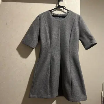 ZARA 그레이 반팔 A라인 원피스