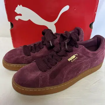 PUMA SUEDE CLASSIC 27cm 버건디 검솔