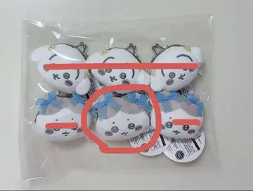 치이카와 미니 동전 지갑 리본 하치와레