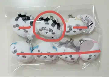 치이카와 미니 동전 지갑 리본 모몽가