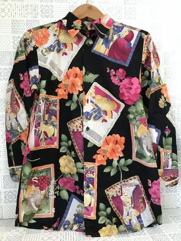 LEONARD PARIS 긴팔 블라우스