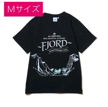 Mrs.GREEN APPLE FJORD 로고 티셔츠 M 사이즈 블랙