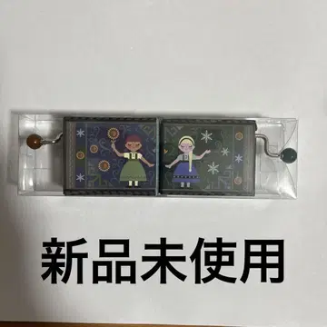미사용 새상품 디즈니씨 겨울왕국 오르골 2종