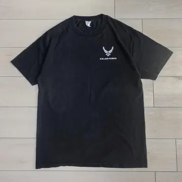 ALSTYLE APPAREL U.S. AIR FORCE 블랙 T셔츠