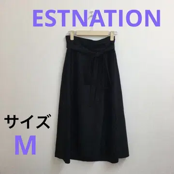 ESTNATION 여성용 스커트 블랙 사이즈 M