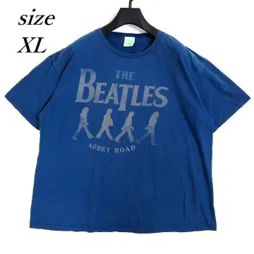The Beatles 비틀즈 애비 로드 티셔츠 XL 파랑 구제 의류