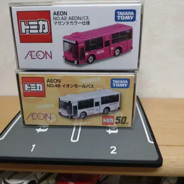 TAKARA TOMY AEON 버스와 이온몰 버스 세트