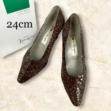 kanematsu 카네마츠 펌프스 레오파드 24