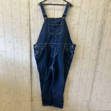 7.25 오버롤 츠나기 살로펫 빅 USED 블루 청바지