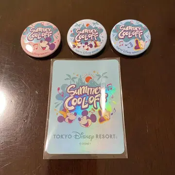 캔뱃지 스티커 세트 미세스 Disney 콜라보