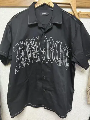XLARGE 블랙 반팔 셔츠 L