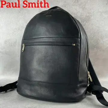 Paul Smith 스테이트먼트 가죽 백팩 비즈니스 블랙