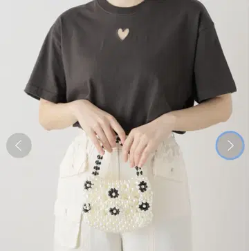 DREAMSister Jane 펄 비즈 플라워 핸드백 파티 IENA