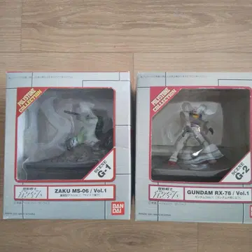 기동전사 건담 폴리스톤 컬렉션 건담RX-78 자쿠MS-06