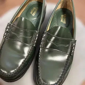 G.H.BASS 그린 로퍼 사이즈 6 1/2