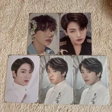 BTS PREMIUM PHOTO 정국 5종 세트 공식