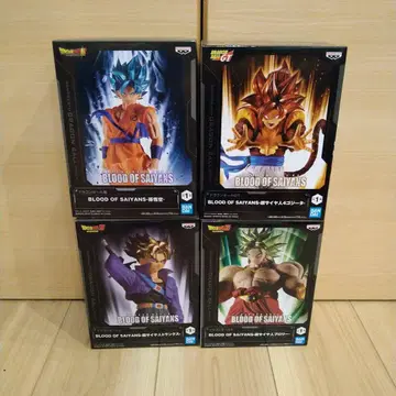 BLOOD OF SAIYANS 4개 세트 피규어