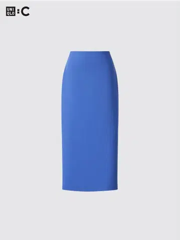 미사용 새상품 택 포함 유니클로 C 크레이프 저지 내로우 스커트 2XL