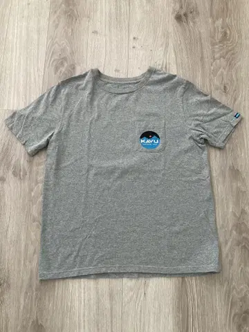 KAVU 그레이 포켓 티셔츠