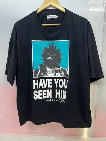 H-166 타이트 부스 HAVE YOU SEEN HIM 티셔츠 L 사이즈