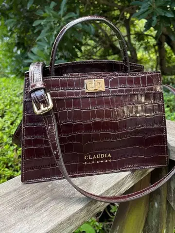 A755 Claudia (클라우디아) 고급 가죽 백 2웨이 핸드백