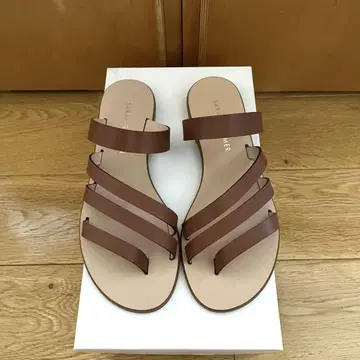 SARAH SUMMER 샌들 36 슬라이드 샌들 플랫 샌들