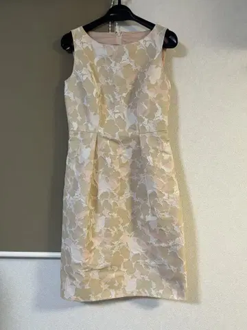 즉시 구매 가능 ANAYI 카모플라주 자카드 턱 원피스 꽃무늬 36