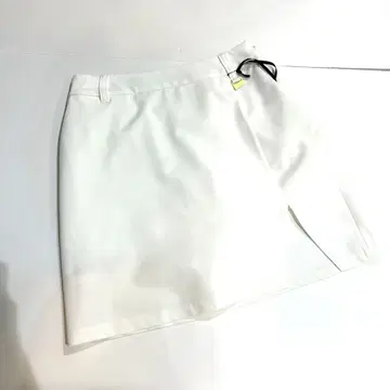 새상품 화이트 슬릿 골프 스커트