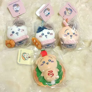 치이카와 베이커리 스태프 마스코트 3세트 + 샌드 마스코트 토끼