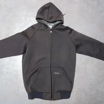 [레어] 90년대 Carhartt 다크 그레이 풀 집업 후드티