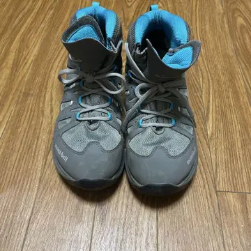 mont-bell 트레킹 슈즈 그레이/블루 23cm