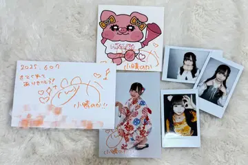 코하루의 MEGAFON 입장 혜택 폴라로이드