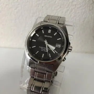 REGUNO 솔라 전파 시계 블랙