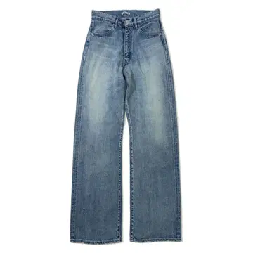 오라리 SELVEDGE FADED LIGHT DENIM PANTS