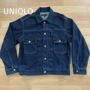 단종 레어 새상품급 유니클로 UNIQLO 데님 자켓 2nd 인디고 M