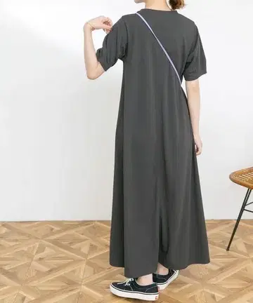 어반 리서치 라보 UR Lab. 코쿤 슬리브 원피스 블랙 검정 접촉 냉감