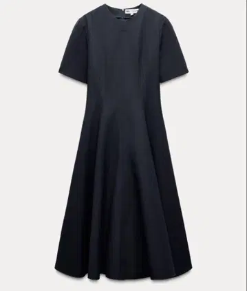 ZARA 고데트 미디 원피스 ZW Collection M 새상품