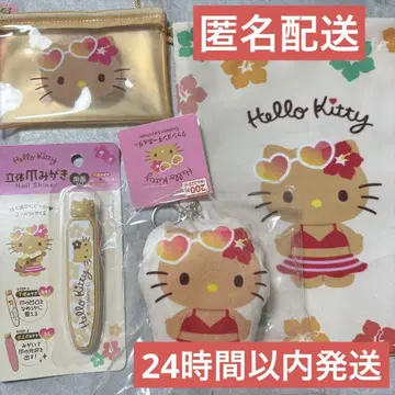 [미사용 새상품] 100엔샵 일광화상 키티 4점