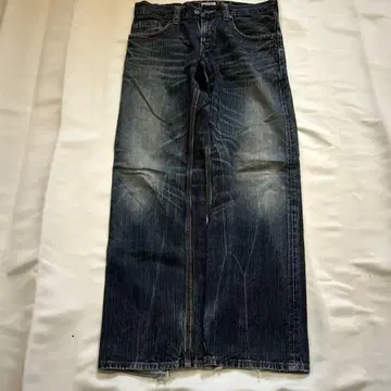 grunge y2k EDWIN 페이드 데님 팬츠 오니히게